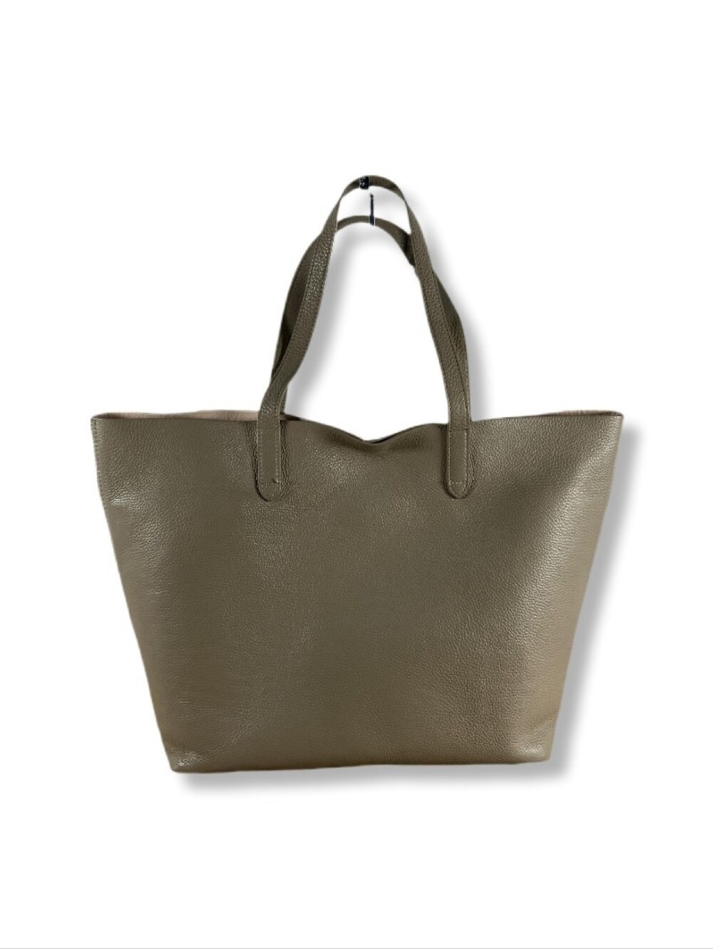 Cuyana Olive Leather Tote